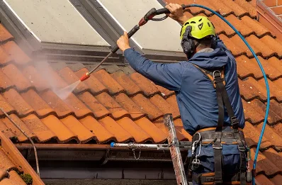 Démoussage et hydrofuge de toiture à Tende
